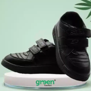 Skechers Kids School Shoes - Green / Black