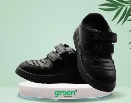 Screenshot 2026-10-01 152006 Skechers Kids School Shoes - Green / Black