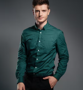 Uniqlo Men Polo Shirts - Olive / Black