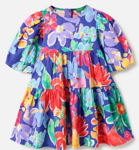 United Colors of Benetton Kids Dresses - Blue / Red