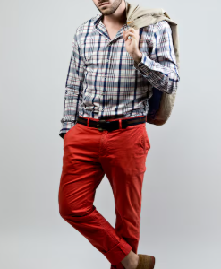 Peter England Men Trousers - Black / Navy
