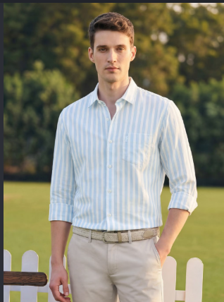 Peter England Men Casual Shirts - Tan / Brown