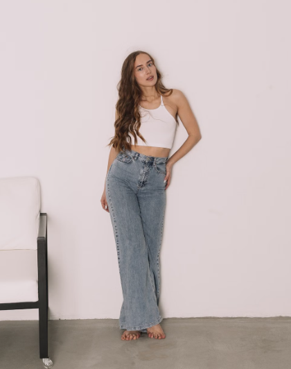 Biba Women Jeans - Navy / Cream