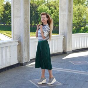 GAP Women Skirts - Grey / Mint