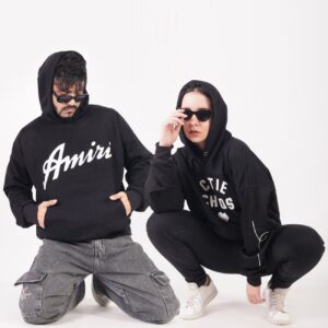 H&M Unisex Hoodies - Grey / White