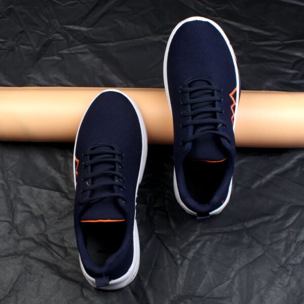 Campus Kids Walking Shoes - Orange / Blue