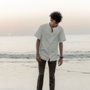 Jockey Senior Casual Shirts - Beige / Brown