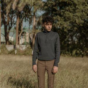 U.S. Polo Assn. Senior Sweaters - Tan / Navy