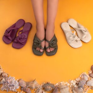 Bata Senior Sandals - Grey / Black