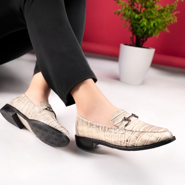 Bata Women Loafers - Black / Beige