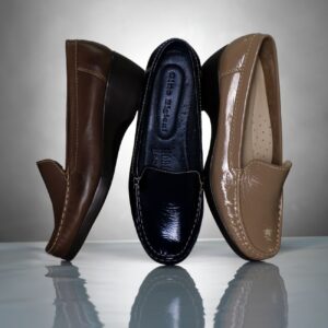 Clarks Senior Support Shoes - Beige / Brown