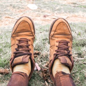 Woodland Unisex Safety Shoes - Beige / Brown