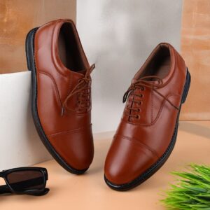 Bata Men Formal Shoes - Tan / Brown
