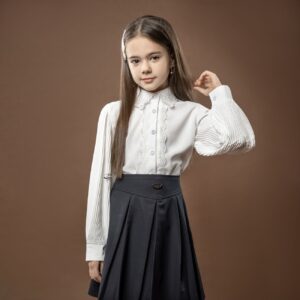 Uniqlo Kids Schoolwear - White / Blue