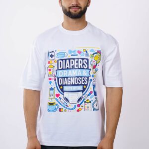 Allen Solly Men T-Shirts - White / Black